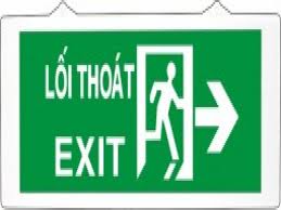 Đèn Exit có hướng - PCCC Vĩnh Tiến - Công Ty TNHH Sản Xuất Thương Mại Dịch Vụ Thiết Bị Phòng Cháy Chữa Cháy Vĩnh Tiến